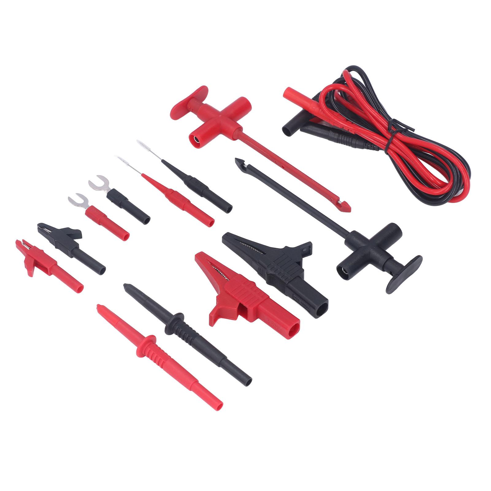 Multimeter Test s Kit Brass PVC PA Crocodiles Clip Banana Plug Testing Cable for Industry
Multimeter Test s Kit Brass PVC PA Crocodiles Clip Banana Plug Testing Cable for Industry