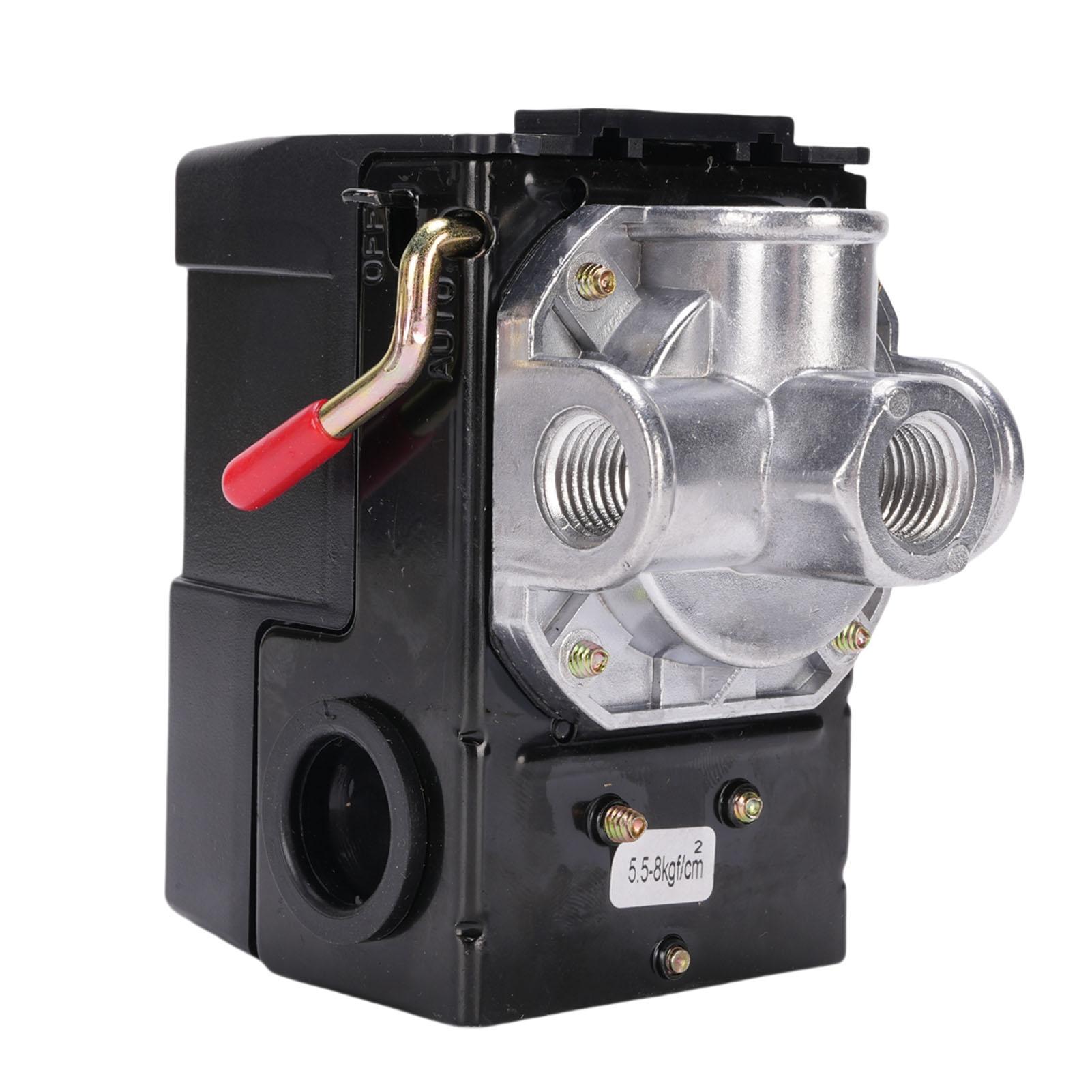 Air Compressor Pressure Switch 95 to 125 PSI 14 NPT ABS Stainless Steel Automatic Control 4 Port
Air Compressor Pressure Switch 95 to 125 PSI 14 NPT ABS Stainless Steel Automatic Control 4 Port