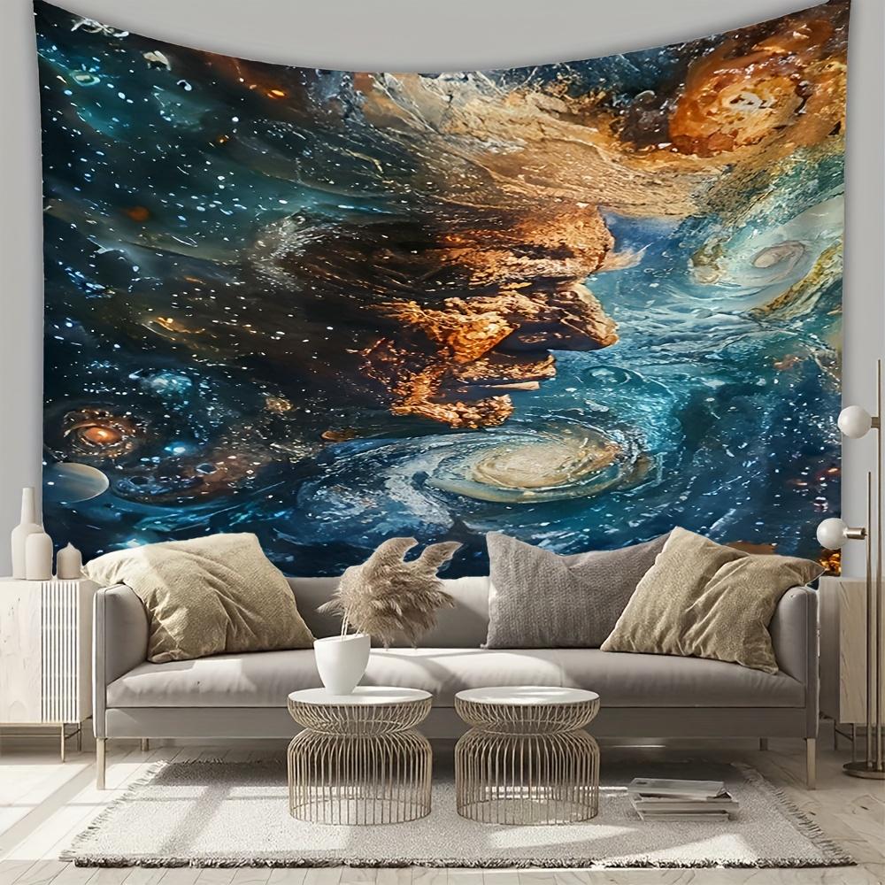 Abstract male face Digital printing polyester wall tapestry suitable for use in living rooms bedrooms offices bars party 74x94cm(29x37in)
Abstract male face Digital printing polyester wall tapestry suitable for use in living rooms bedrooms offices bars party 74x94cm(29x37in)