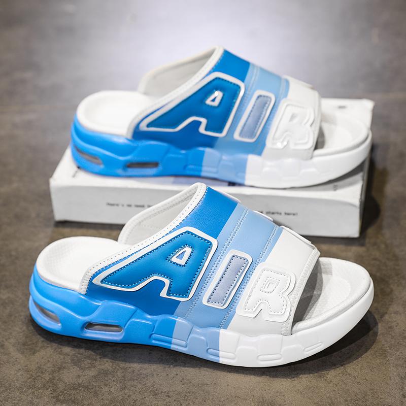 Fashion Slippers for Men Air Cushion Design Slide Man Summer New PVC Soft Non slip Mens Sports Flip Flops Chanclas Hombre 39
Fashion Slippers for Men Air Cushion Design Slide Man Summer New PVC Soft Non slip Mens Sports Flip Flops Chanclas Hombre 39