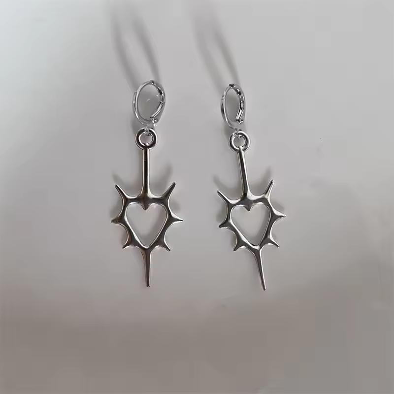 Korean Fashion Large Exaggerated Pentagram Irregular Pendant Earrings Hoop Earrings for Women Men Hip-hop Punk Party Jewelry
Korean Fashion Large Exaggerated Pentagram Irregular Pendant Earrings Hoop Earrings for Women Men Hip-hop Punk Party Jewelry