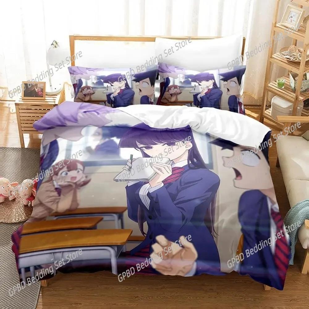 Anime Komi Can t Comunicate Beding Set 3D Printed Suitable for Bedrom Soft Duvet Cover Set With Pilowcases Children Kids Home Textile 120*200cm Single
Anime Komi Can t Comunicate Beding Set 3D Printed Suitable for Bedrom Soft Duvet Cover Set With Pilowcases Children Kids Home Textile 120*200cm Single