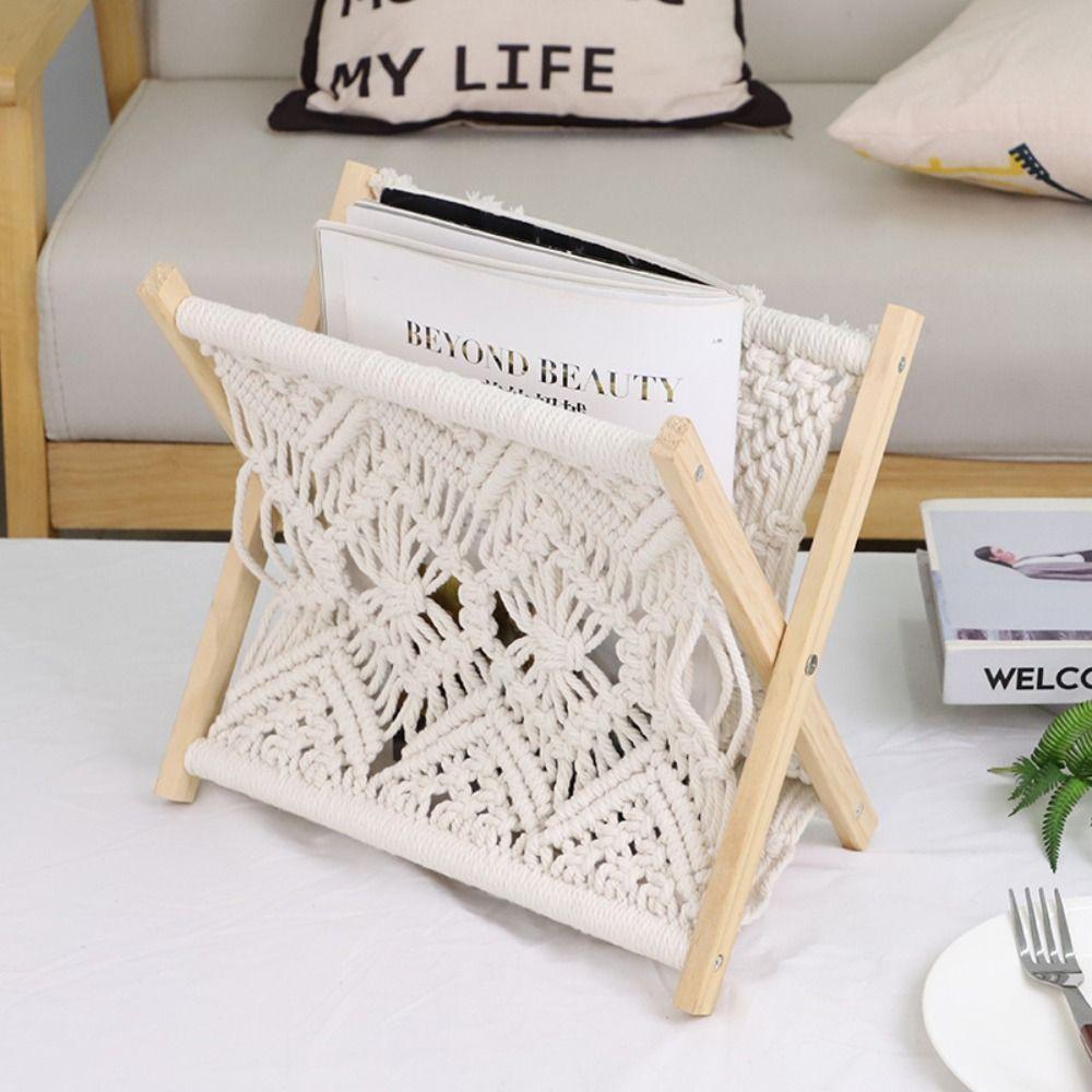 Bohemia Style Storage Rack Creative Desktop Book Organizer Durable Storage Basket Living Room
Bohemia Style Storage Rack Creative Desktop Book Organizer Durable Storage Basket Living Room