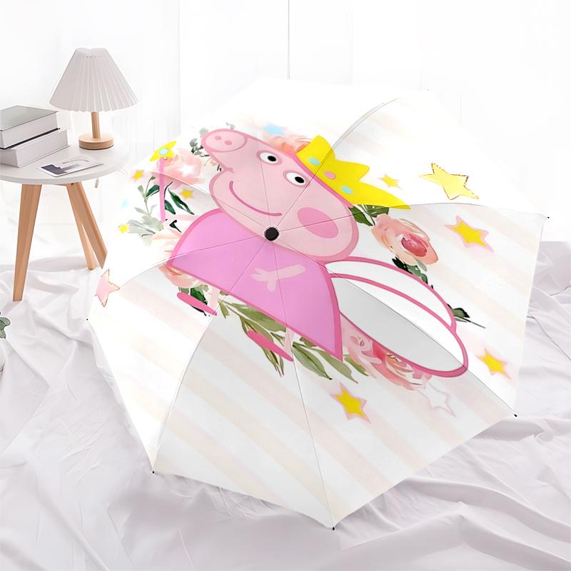 Peppa Pig Fairy Princess Umbrella: Automatic Opening & Closing, Foldable Design, 8-Bone Iron Frame, Outdoor Use, Perfect Gift for Fans and T
Peppa Pig Fairy Princess Umbrella: Automatic Opening & Closing, Foldable Design, 8-Bone Iron Frame, Outdoor Use, Perfect Gift for Fans and T