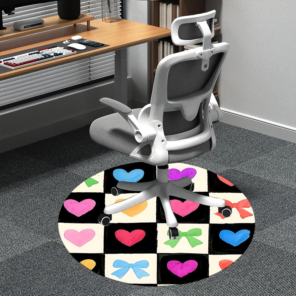 1pc Hearts Bows Office Round Area Rug, Indoor Mat Suitable ForOffice, Under Office Chairs Bedroom Living Room Home Decor, Room Deco q137 80cm by 80cm
1pc Hearts Bows Office Round Area Rug, Indoor Mat Suitable ForOffice, Under Office Chairs Bedroom Living Room Home Decor, Room Deco q137 80cm by 80cm