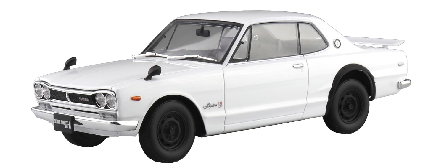 Aoshima Bunka Kyozaisha 124 Rakupla Snap Car Series KPGC10 Skyline HT 2000GT-R 1971 White Color-coded Plastic Model 01-WH
Aoshima Bunka Kyozaisha 124 Rakupla Snap Car Series KPGC10 Skyline HT 2000GT-R 1971 White Color-coded Plastic Model 01-WH