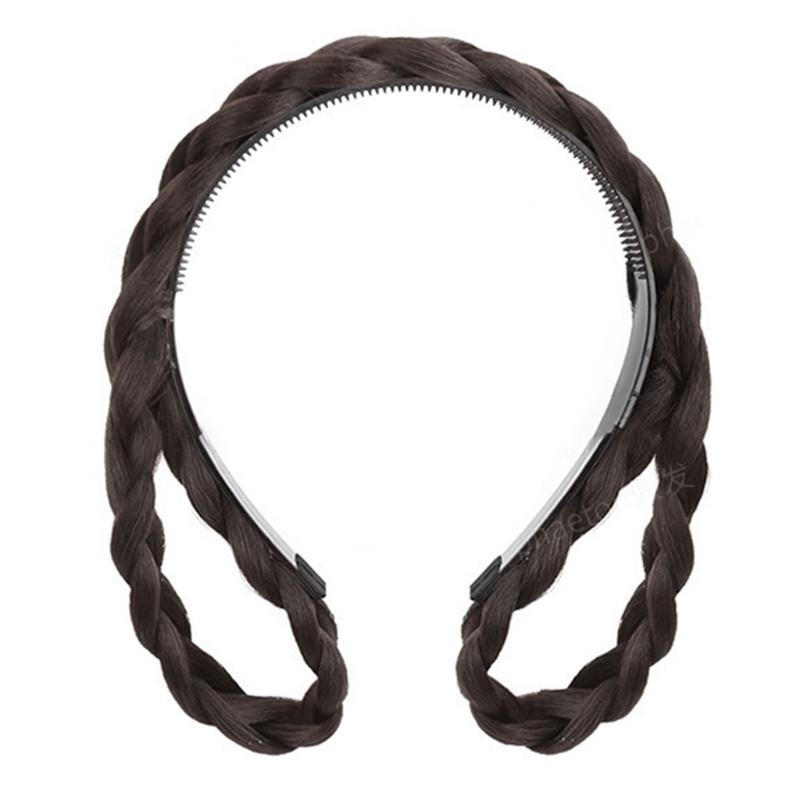 Soft Braided Rabbit Ears Hair Hoop Stylish Twist Headwear For Women Girls Nonslip Comfortable Daily Use чорний/коричневий
Soft Braided Rabbit Ears Hair Hoop Stylish Twist Headwear For Women Girls Nonslip Comfortable Daily Use чорний/коричневий