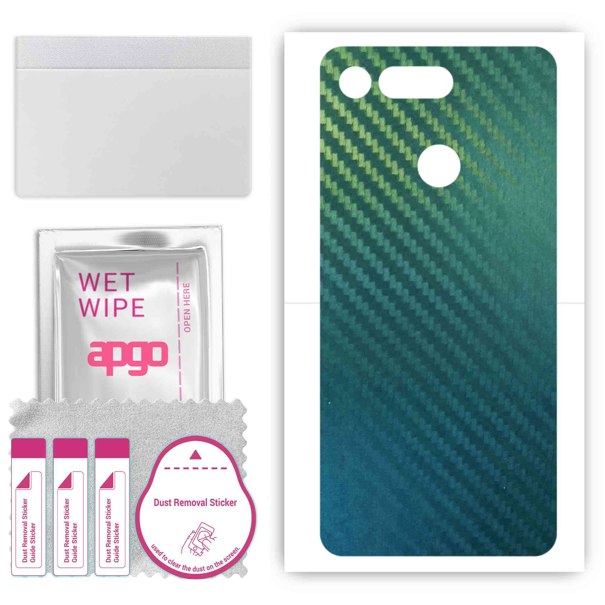 apgo Protective Skin Sticker for the back compatible with Honor View 20 Honor V20, Wrap Film, Foil, Vinyl - Pattern Carbon Chameleon CAKA1
apgo Protective Skin Sticker for the back compatible with Honor View 20 Honor V20, Wrap Film, Foil, Vinyl - Pattern Carbon Chameleon CAKA1