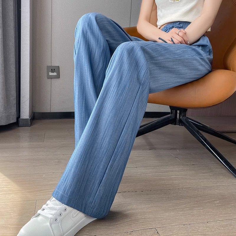 Women s Summer High-Waisted Ice Silk Wide-Leg Pants - Slimming, Flaw-Covering, Drapey, Lightweight M (40-48 kg)
Women s Summer High-Waisted Ice Silk Wide-Leg Pants - Slimming, Flaw-Covering, Drapey, Lightweight M (40-48 kg)