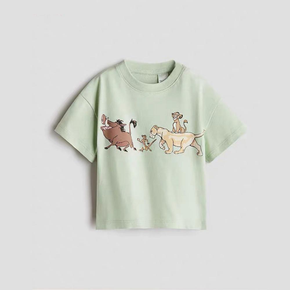 Boys Child Short Sleeve Cartoon Printed Solid Color All-match Tshirt Wear Children Cute Print Round Neck Summer Tops 110
Boys Child Short Sleeve Cartoon Printed Solid Color All-match Tshirt Wear Children Cute Print Round Neck Summer Tops 110