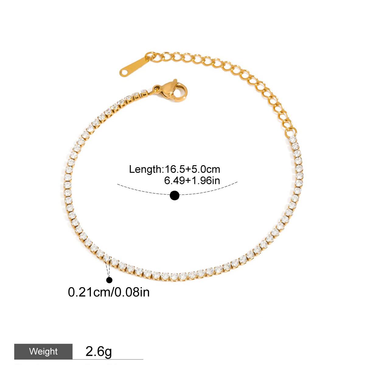 Yori Stylish Cubic Zirconia Stainless Steel Paperclip Bracelet 18K Gold Plated Waterproof Jewelry for Women Charm Fashion
Yori Stylish Cubic Zirconia Stainless Steel Paperclip Bracelet 18K Gold Plated Waterproof Jewelry for Women Charm Fashion