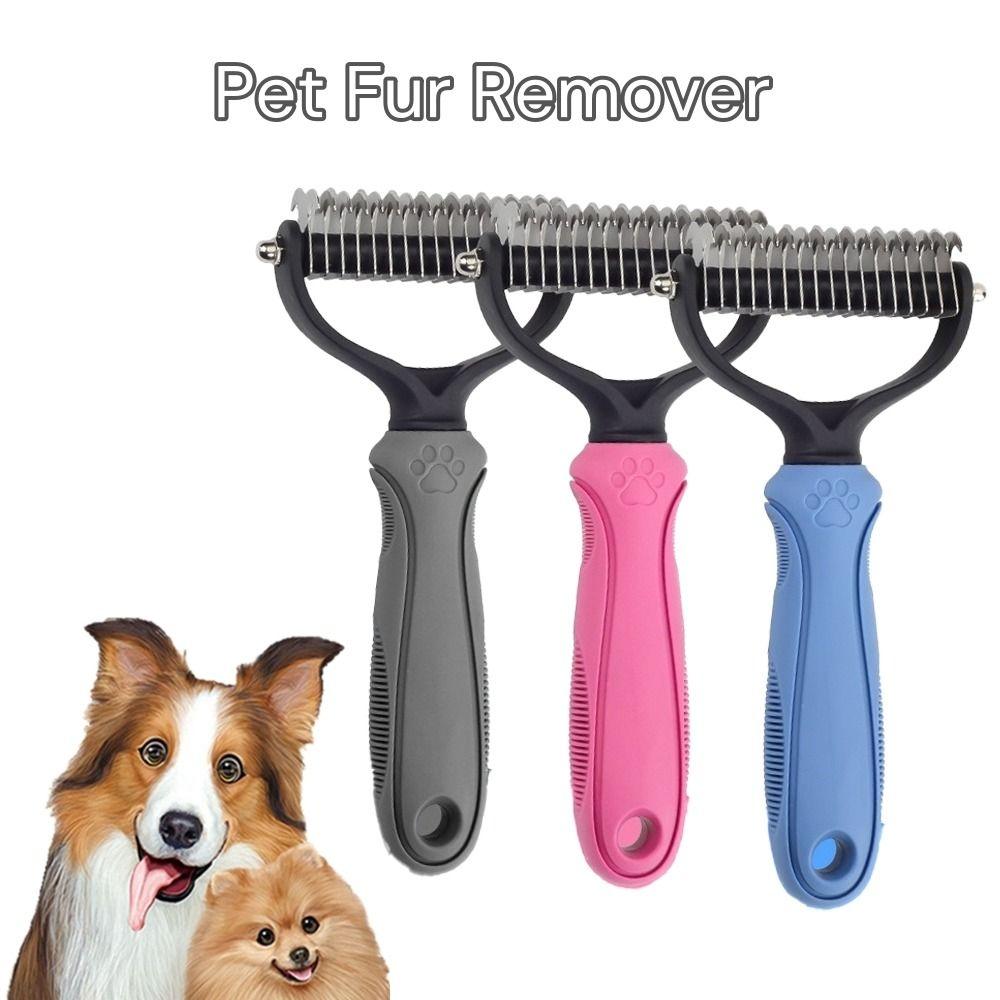 Anti Slip Handle Dog Fur Remover 2 Sided Pet Grooming Tools Portable Puppy Hair Comb Home Use Blue-Small
Anti Slip Handle Dog Fur Remover 2 Sided Pet Grooming Tools Portable Puppy Hair Comb Home Use Blue-Small