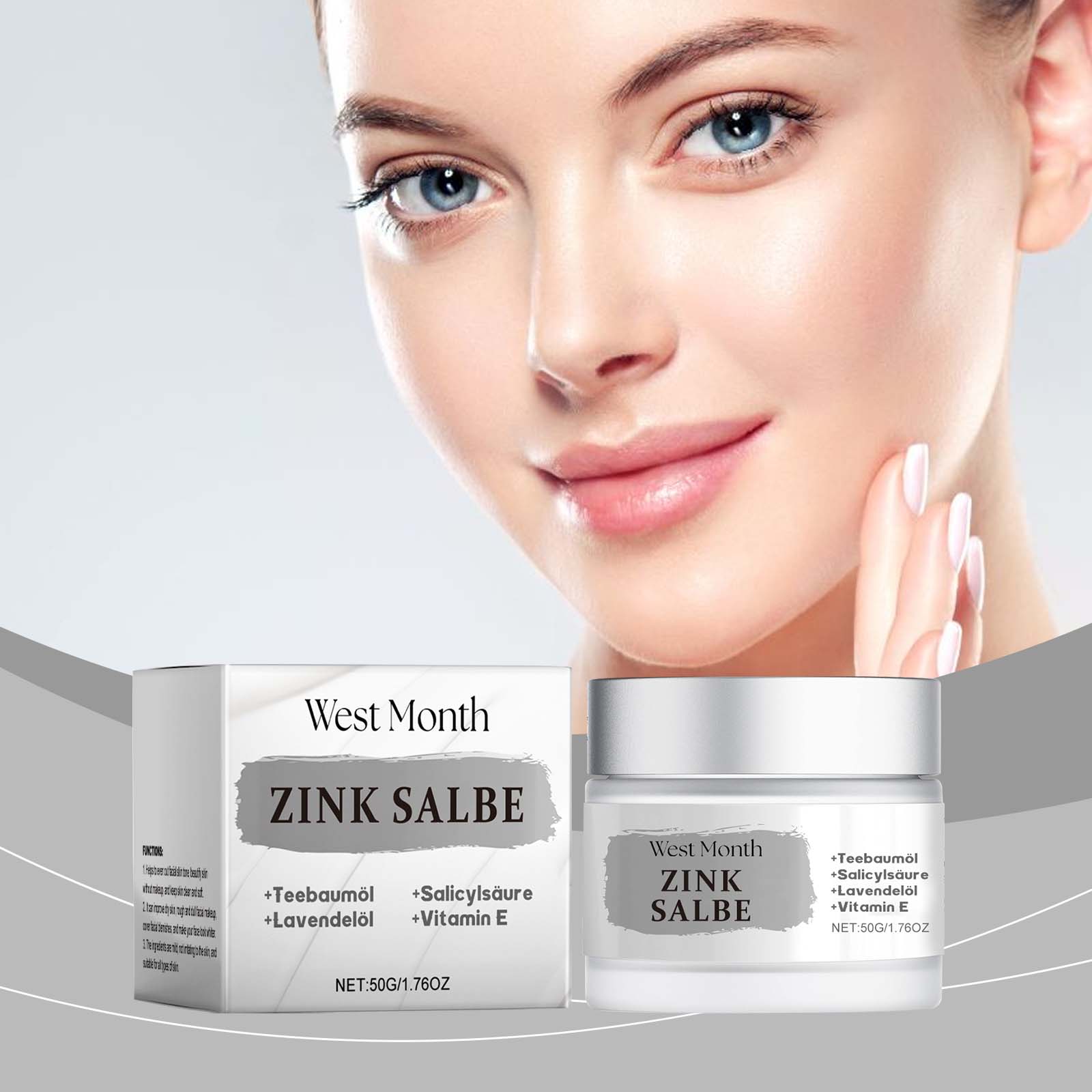 Clear Acne Cream Refreshing Oil Control Repair Acne Pimples Gentle Soothing Closed Mouth Cream
Clear Acne Cream Refreshing Oil Control Repair Acne Pimples Gentle Soothing Closed Mouth Cream