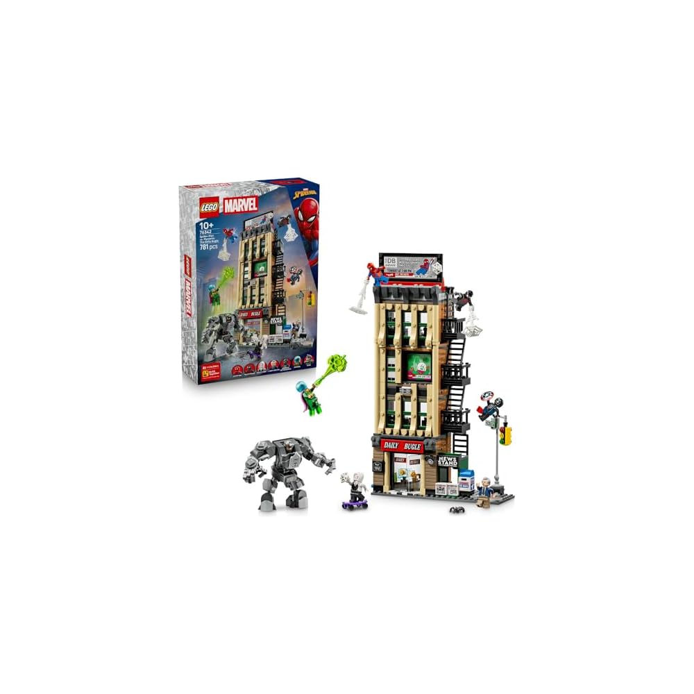 LEGO Marvel Spider-Man vs Mysterio Daily Bugle Building Set Toy for Kids Ages 10-12
LEGO Marvel Spider-Man vs Mysterio Daily Bugle Building Set Toy for Kids Ages 10-12