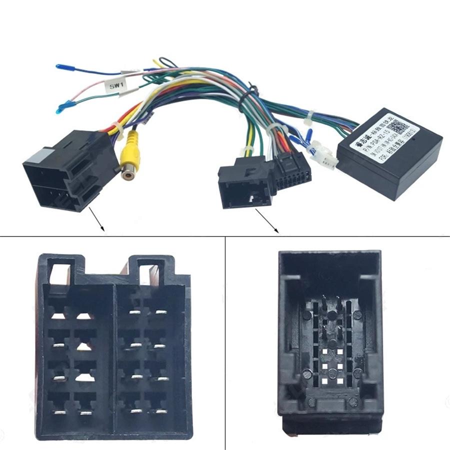 16 pin Car Android Stereo Wiring Harness For Citroen C-QUATR/C-4 Low Trim Level (10~18) Low Trim With CANBUS Box
16 pin Car Android Stereo Wiring Harness For Citroen C-QUATR/C-4 Low Trim Level (10~18) Low Trim With CANBUS Box