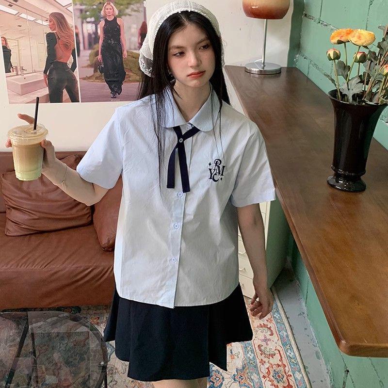 2024 Summer Women s Thai School Uniform: Short-Sleeve College-Style Embroidered Shirt XS
2024 Summer Women s Thai School Uniform: Short-Sleeve College-Style Embroidered Shirt XS