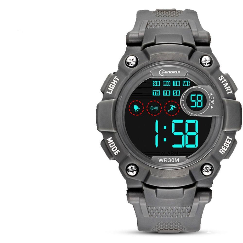 Багатофункціональні годинники, спортивні наручні годинники для активного відпочинку, модні електронні годинники для дітей сірий
Багатофункціональні годинники, спортивні наручні годинники для активного відпочинку, модні електронні годинники для дітей сірий