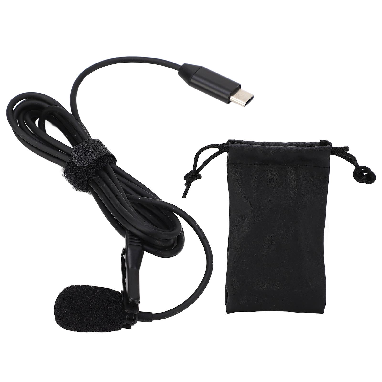 Lavalier Lapel Microphone Type C Omnidirectional Condenser Clip On Lapel Mic for Insta360 ONE RS
Lavalier Lapel Microphone Type C Omnidirectional Condenser Clip On Lapel Mic for Insta360 ONE RS