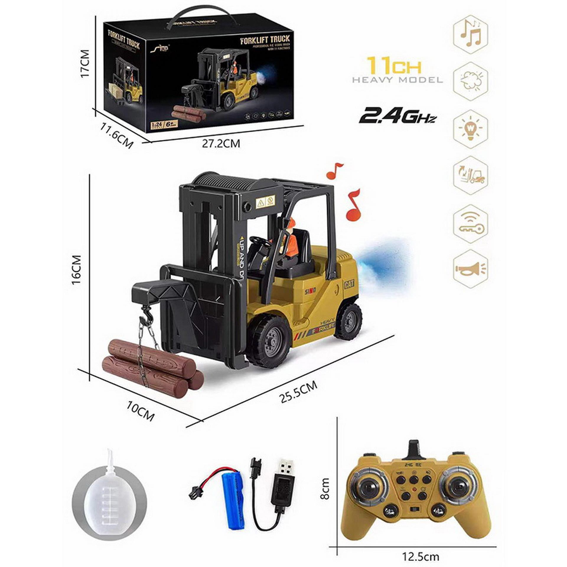 Non-Toxic Remote Control Forklift Truck Rc Car Electric Crane Spray Acousto-Optic Engineering Vehicles Toys For Children Child Birthday Gifts
Non-Toxic Remote Control Forklift Truck Rc Car Electric Crane Spray Acousto-Optic Engineering Vehicles Toys For Children Child Birthday Gifts