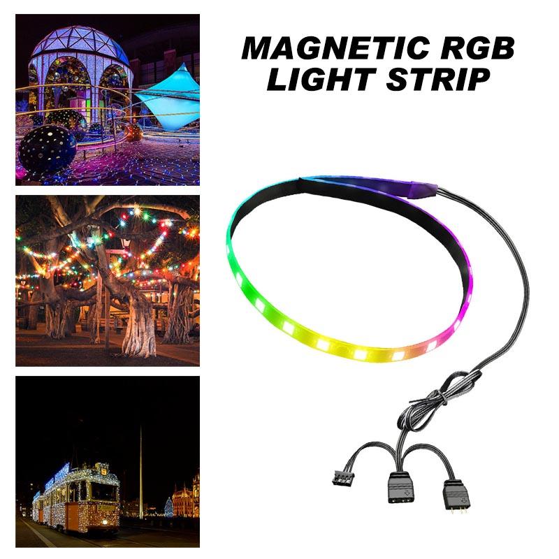 PDTO Магнитная световая лента RGB для корпуса ПК Светодиодная лента ARGB с 3-контактным 4-контактным разъемом 5 В
PDTO Магнитная световая лента RGB для корпуса ПК Светодиодная лента ARGB с 3-контактным 4-контактным разъемом 5 В