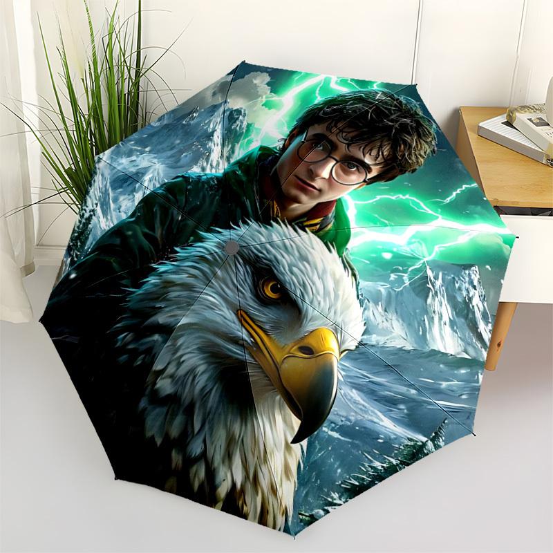 1pc Harry Potter Automatic Folding Umbrella - Compact 8-Rib Design, Durable Plastic & Iron, Perfect Gift for Friends & Family, yy250923076
1pc Harry Potter Automatic Folding Umbrella - Compact 8-Rib Design, Durable Plastic & Iron, Perfect Gift for Friends & Family, yy250923076
