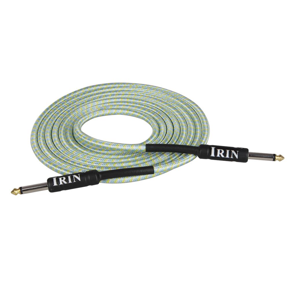 3M Guitar Cable Colorful Stringed Instrument Accessories No Noise Audio Braided Wire Cord Metal Plug for Electric Guitar B Practical Use зелений
3M Guitar Cable Colorful Stringed Instrument Accessories No Noise Audio Braided Wire Cord Metal Plug for Electric Guitar B Practical Use зелений