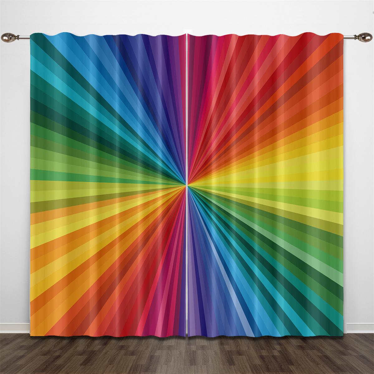 Psychedelic 3d printing colorful rainbow print minimalist light filter curtain living room bedroom kitchen 2 piece decor Quality 100W 60H&Grommet Top
Psychedelic 3d printing colorful rainbow print minimalist light filter curtain living room bedroom kitchen 2 piece decor Quality 100W 60H&Grommet Top