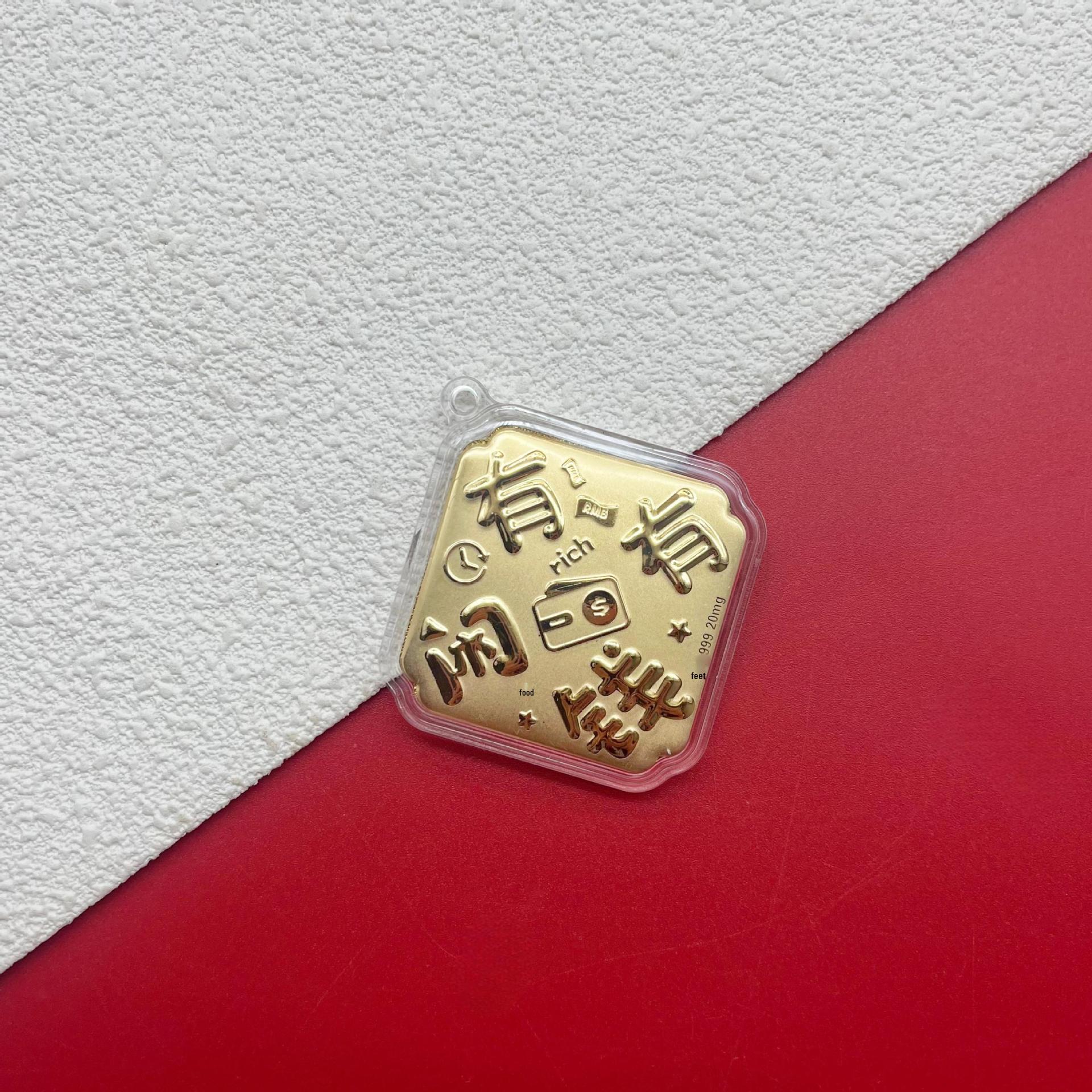 Fashion Pure Gold Cartoon Keychain - Hot-Selling Everyday Mobile Phone & Bag Charm
Fashion Pure Gold Cartoon Keychain - Hot-Selling Everyday Mobile Phone & Bag Charm