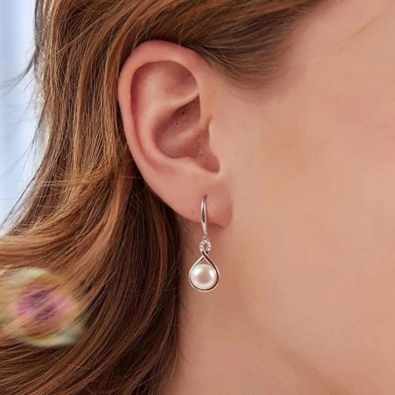 CAOSHI Simple Simulated Pearl Pendant Earrings for Women Copper Color Lady Engagement Zircon Bright Zirconia Accessories Gift
CAOSHI Simple Simulated Pearl Pendant Earrings for Women Copper Color Lady Engagement Zircon Bright Zirconia Accessories Gift