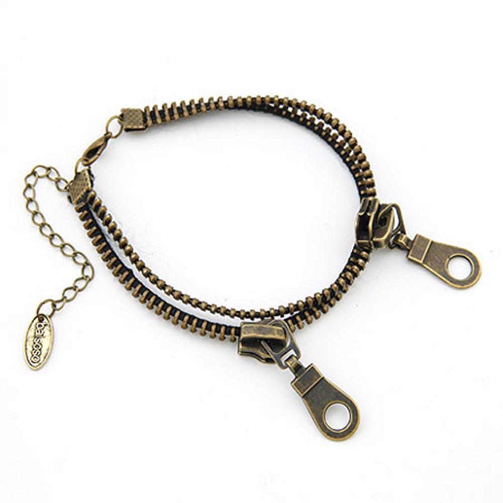 Women Punk Retro Zipper Shape Anklet Beach Foot Ornaments Bronze #1
Women Punk Retro Zipper Shape Anklet Beach Foot Ornaments Bronze #1