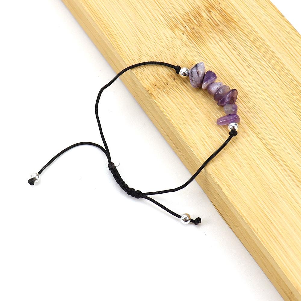Popular Irregular Gravel Rough Stone Woven Wax Wire Bracelet Bohemian Tiger Eye Amethyst Beach Hand Rope B84 аметист
Popular Irregular Gravel Rough Stone Woven Wax Wire Bracelet Bohemian Tiger Eye Amethyst Beach Hand Rope B84 аметист