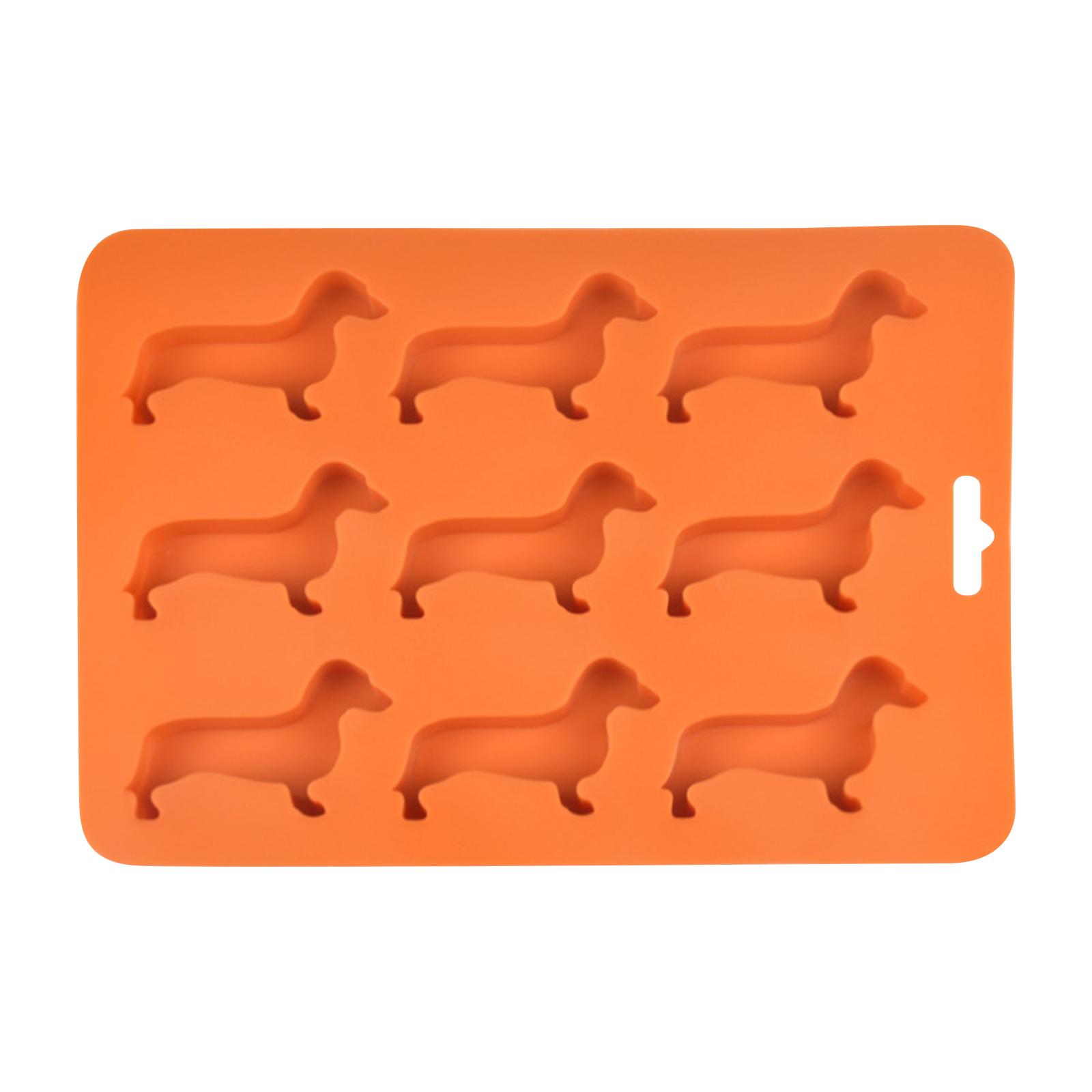 Silicone Ice Cube Tray Mold Food Grade Flexible Non Stick Sausage Dog Shape Ice Mold for Kitchen Use and Beverage Cooling One Size помаранчевий
Silicone Ice Cube Tray Mold Food Grade Flexible Non Stick Sausage Dog Shape Ice Mold for Kitchen Use and Beverage Cooling One Size помаранчевий