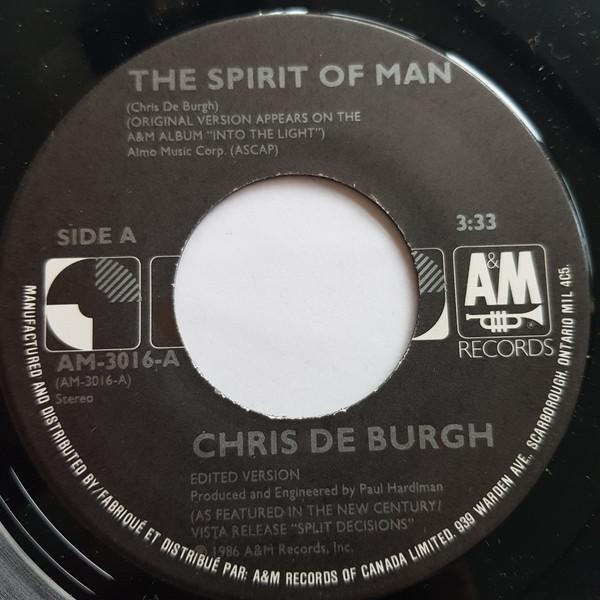 7-дюймовая пластинка CHRIS DE BURGH The Spirit Of Man AM3016 AM Records 1988 Канада Поп Б/у
7-дюймовая пластинка CHRIS DE BURGH The Spirit Of Man AM3016 AM Records 1988 Канада Поп Б/у