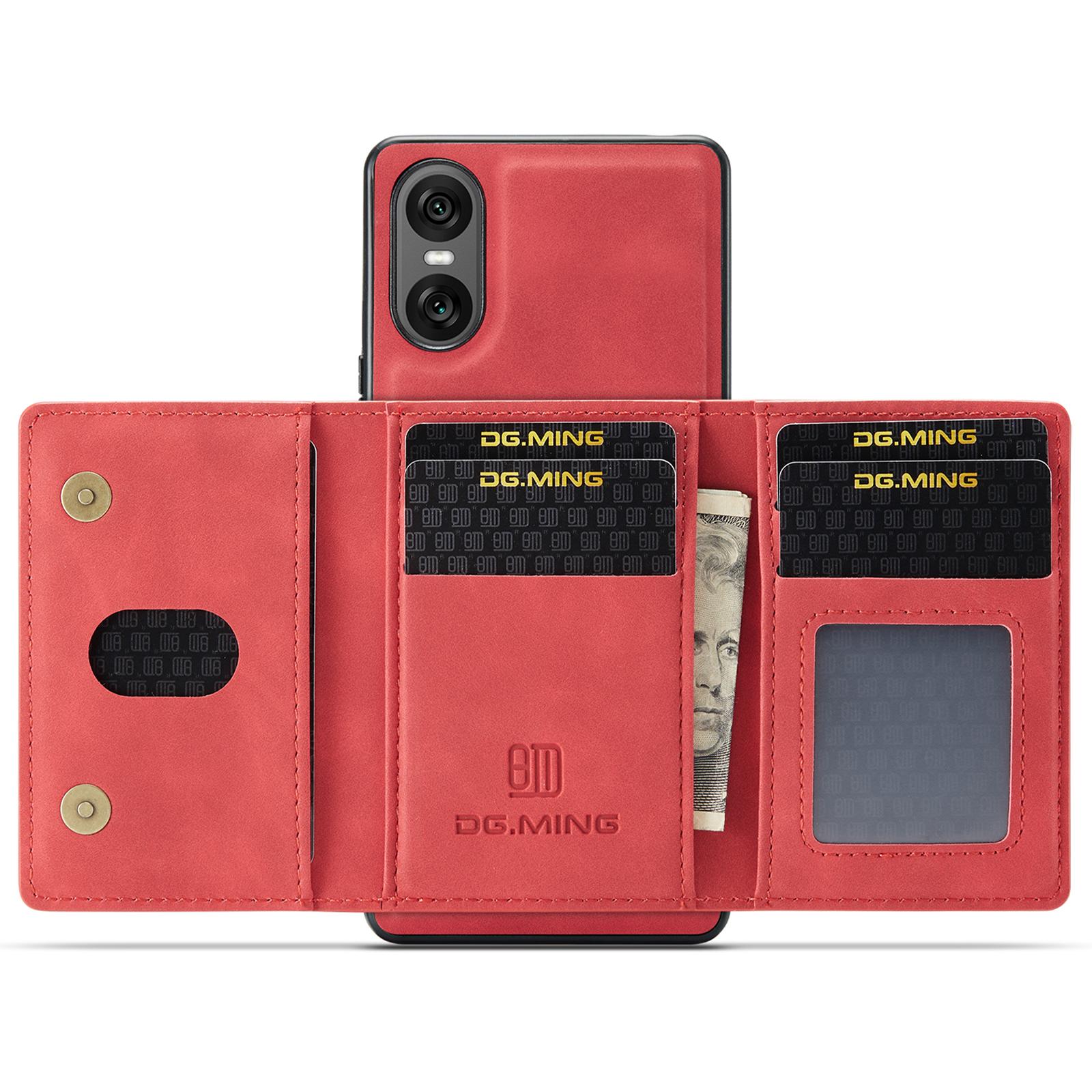 DG.MING M2 Series for Sony Xperia 10 VI Case Detachable Wallet PU+PC+TPU Phone Cover Red
DG.MING M2 Series for Sony Xperia 10 VI Case Detachable Wallet PU+PC+TPU Phone Cover Red