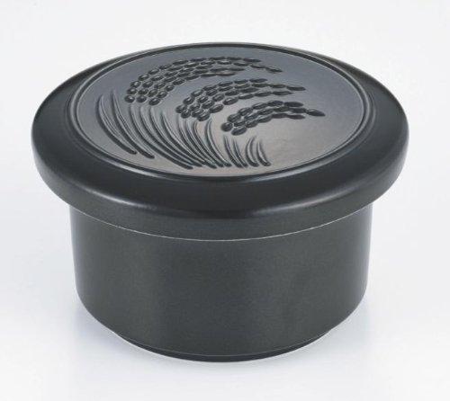 Tokare Ceram Ceramics Ohitsu-kun Black 1-go (1 cup) Rice Container, S-41B
Tokare Ceram Ceramics Ohitsu-kun Black 1-go (1 cup) Rice Container, S-41B