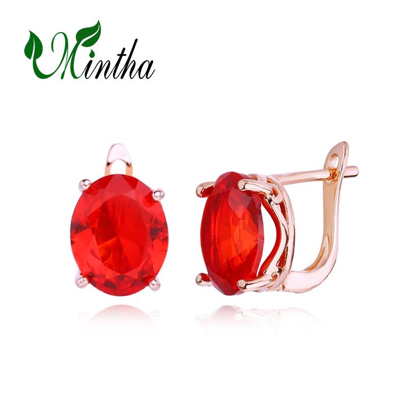Серьги-клипсы MINTHA, модные серьги цвета розового золота, свадебные повседневные модные украшения, серьги с красным фианитом для женщин, свадебные серьги
Серьги-клипсы MINTHA, модные серьги цвета розового золота, свадебные повседневные модные украшения, серьги с красным фианитом для женщин, свадебные серьги