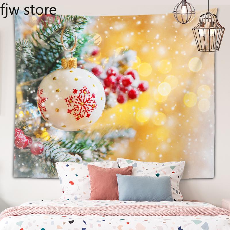 Рождественское Новогоднее украшение, гобелен, праздничный рождественский шар, гобелен, настенное художественное украшение, украшение для комнаты, гостиной, дома 100x75cm
Рождественское Новогоднее украшение, гобелен, праздничный рождественский шар, гобелен, настенное художественное украшение, украшение для комнаты, гостиной, дома 100x75cm
