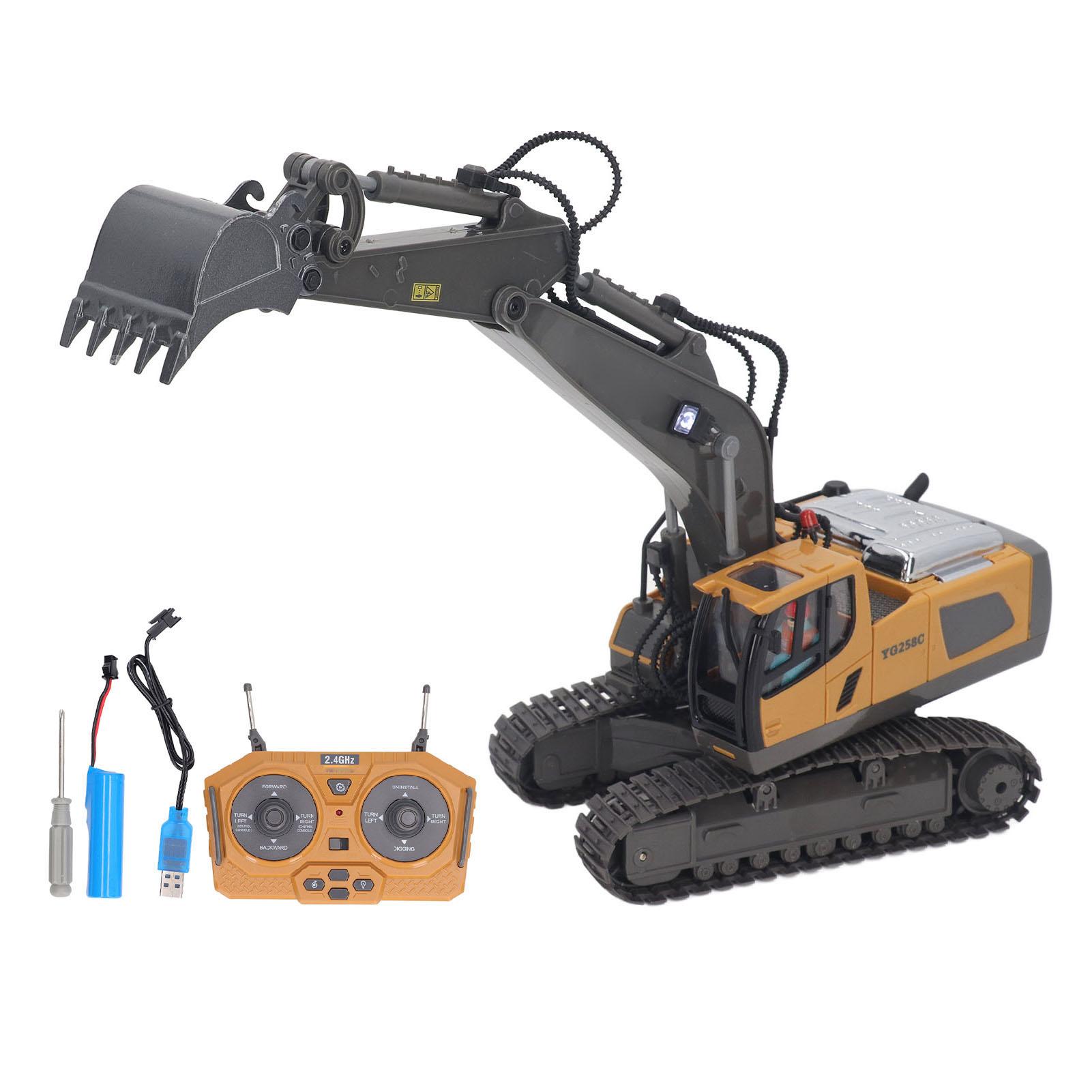 2.4G RC Іграшка Екскаватор Обертовий Повнофункціональний Освітлення Музика Сплавна Конструкція Трактор
2.4G RC Іграшка Екскаватор Обертовий Повнофункціональний Освітлення Музика Сплавна Конструкція Трактор