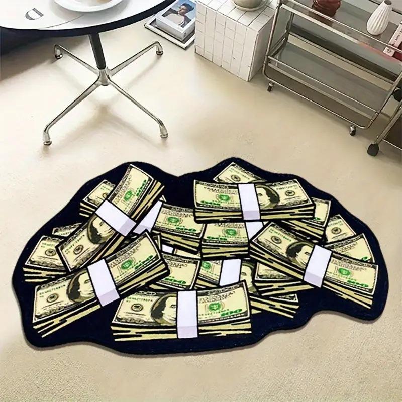 VIKAMA Fun Us Dollar Imitation Cashmere Carpet Entrance Creative Cushion Soft Comfortable Bedroom Bed Rug Home Decoration 40x60cm 16x24inch
VIKAMA Fun Us Dollar Imitation Cashmere Carpet Entrance Creative Cushion Soft Comfortable Bedroom Bed Rug Home Decoration 40x60cm 16x24inch