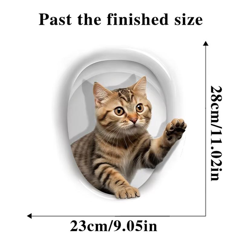Bathroom Toilet Cover Decor Stickers Cartoon Animal Pattern Toilet Lid Decals Household Toilet Cover Stickers PVC Waterproof 23x28cm
Bathroom Toilet Cover Decor Stickers Cartoon Animal Pattern Toilet Lid Decals Household Toilet Cover Stickers PVC Waterproof 23x28cm