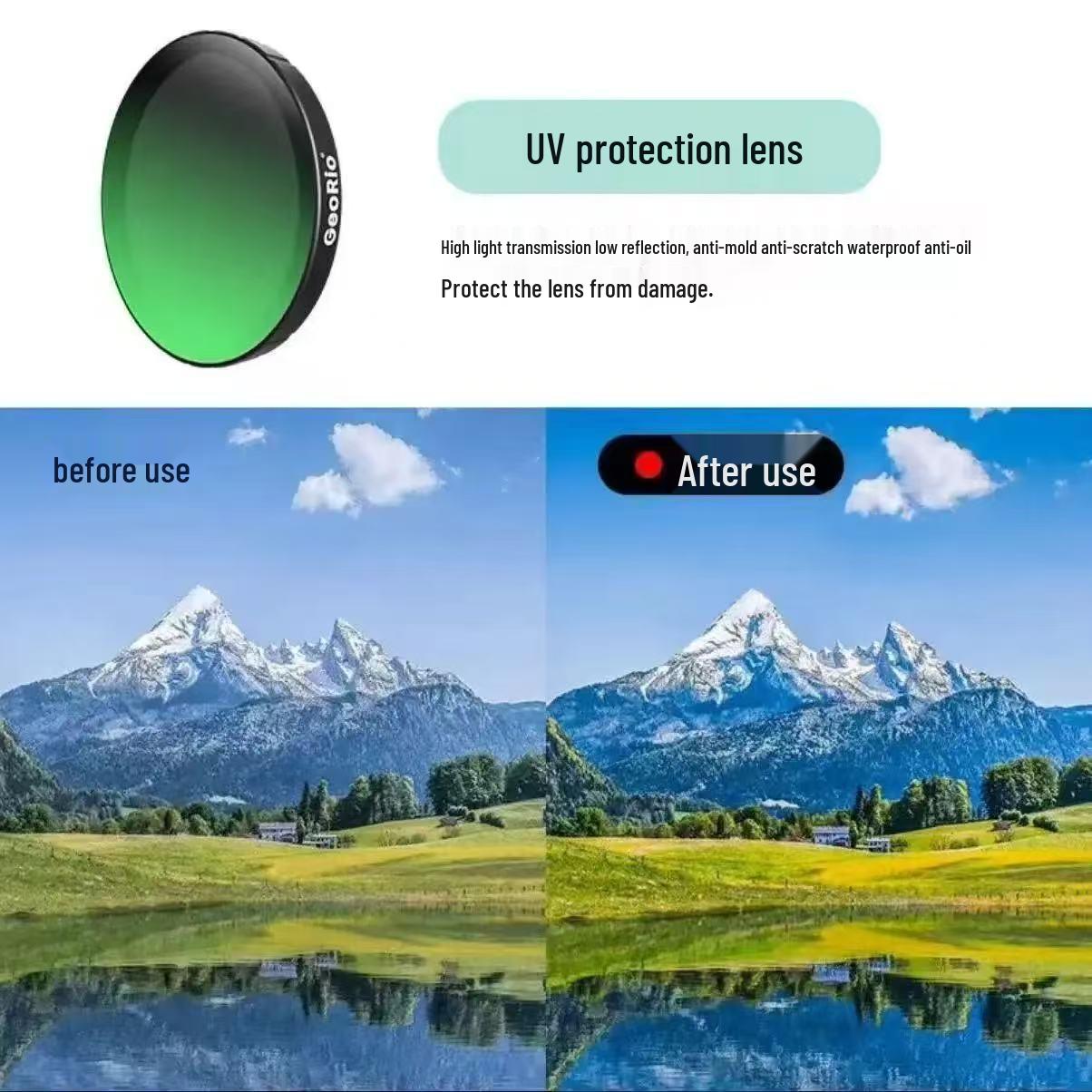 Polarizing ND Dimming & UV Protective Filter for DJI Osmo Action 3/4/5 PRO Camera
Polarizing ND Dimming & UV Protective Filter for DJI Osmo Action 3/4/5 PRO Camera