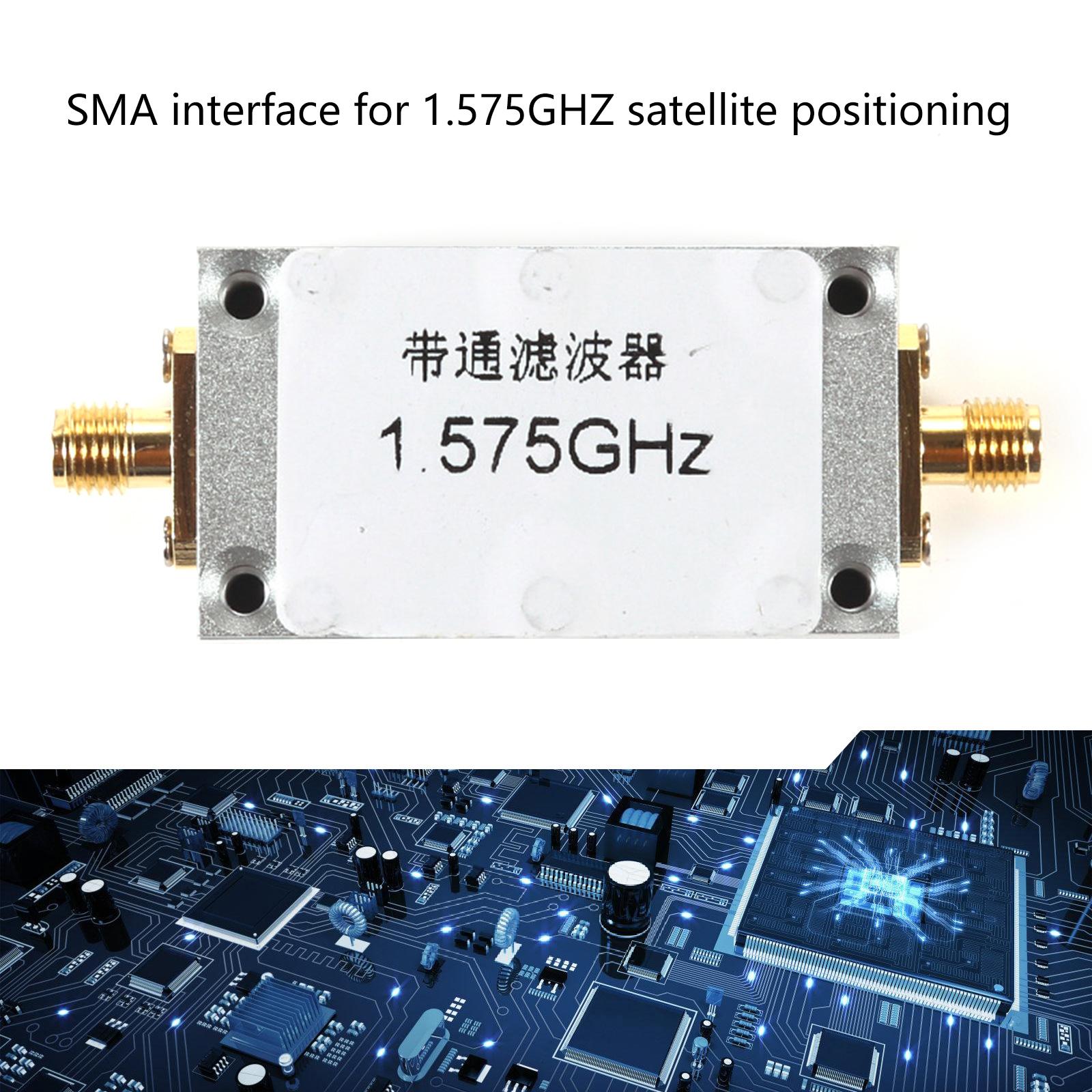 Фильтр полосы пропускания интерфейса SMA, фильтр приемника 1575 МГц, фильтр полосы пропускания 50 Ом для спутникового позиционирования
Фильтр полосы пропускания интерфейса SMA, фильтр приемника 1575 МГц, фильтр полосы пропускания 50 Ом для спутникового позиционирования