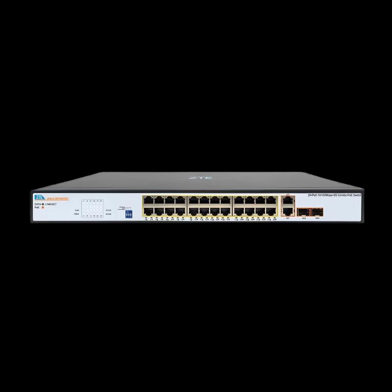 ZTE SE1026P2GT 24-Port Fast Ethernet PoE+ Switch
ZTE SE1026P2GT 24-Port Fast Ethernet PoE+ Switch