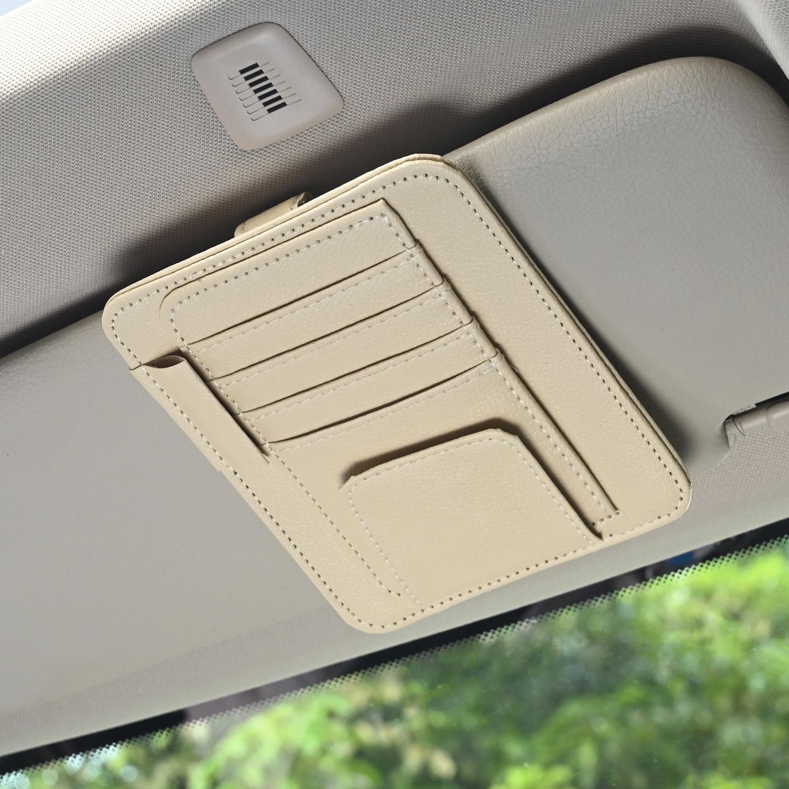Car Sun Visor Organizer Multi-Pocket Business Card Storage Management Sunglasses Holder Visor Accessories Auto Interior Set
Car Sun Visor Organizer Multi-Pocket Business Card Storage Management Sunglasses Holder Visor Accessories Auto Interior Set