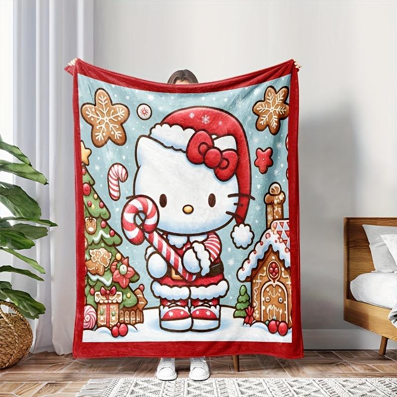 Christmas Hello Kitty Gingerbread House Printed Blanket Ideal for Family and Friends as a gift or Party Decoration Season Sofa 75cmx90cm
Christmas Hello Kitty Gingerbread House Printed Blanket Ideal for Family and Friends as a gift or Party Decoration Season Sofa 75cmx90cm