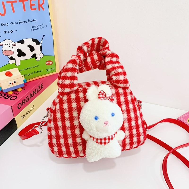Cozy And Playful Plush Rabbit Shoulder Bag For Children With Trendy Checkered Design For Daily Use Full Body Bunny
Cozy And Playful Plush Rabbit Shoulder Bag For Children With Trendy Checkered Design For Daily Use Full Body Bunny