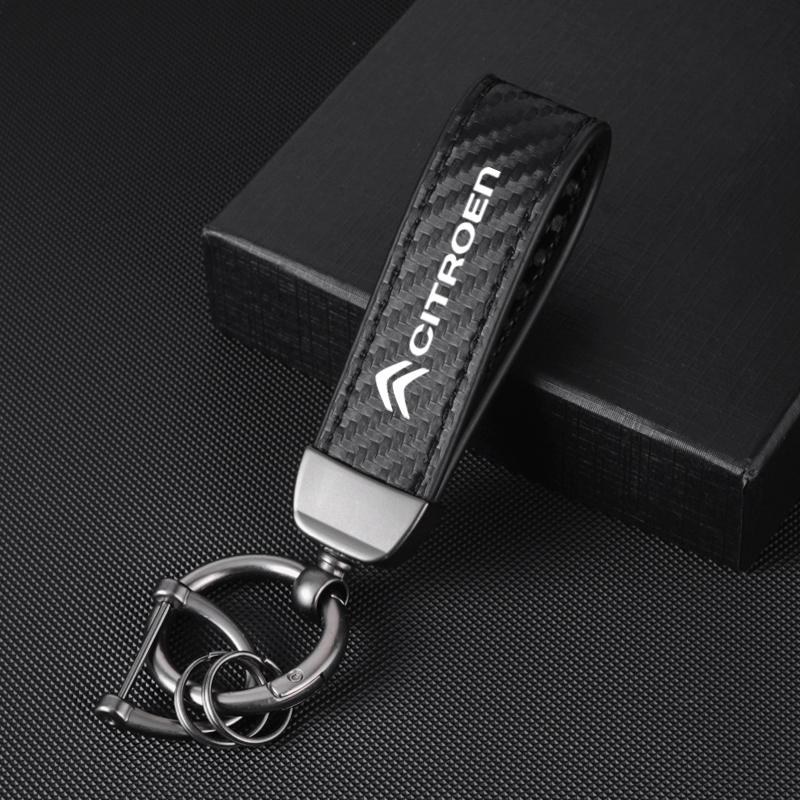 Carbon Leather Key Chain Ring Keyring For Citroen C1 C2 C3 Vts C4 Saxo C4L C5 C6 C8 Xsara Picasso Berlingo Cactus Aircross C3-XR
Carbon Leather Key Chain Ring Keyring For Citroen C1 C2 C3 Vts C4 Saxo C4L C5 C6 C8 Xsara Picasso Berlingo Cactus Aircross C3-XR