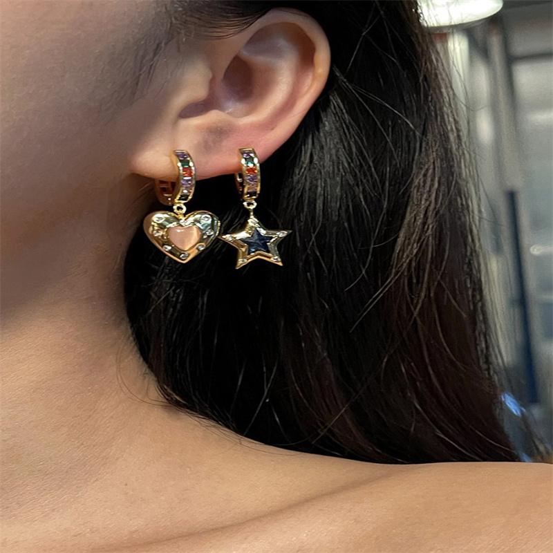 2024New Fashion Star Earrings Korean Asymmetric High Sensation Earrings Prevent Allergy exquisite Earrings Women s Zircon
2024New Fashion Star Earrings Korean Asymmetric High Sensation Earrings Prevent Allergy exquisite Earrings Women s Zircon