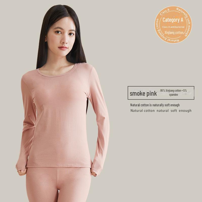 Women s Cotton Pullover: Warm, Breathable, Antibacterial 7A Bottoming Shirt for Autumn/Winter. single top, L
Women s Cotton Pullover: Warm, Breathable, Antibacterial 7A Bottoming Shirt for Autumn/Winter. single top, L