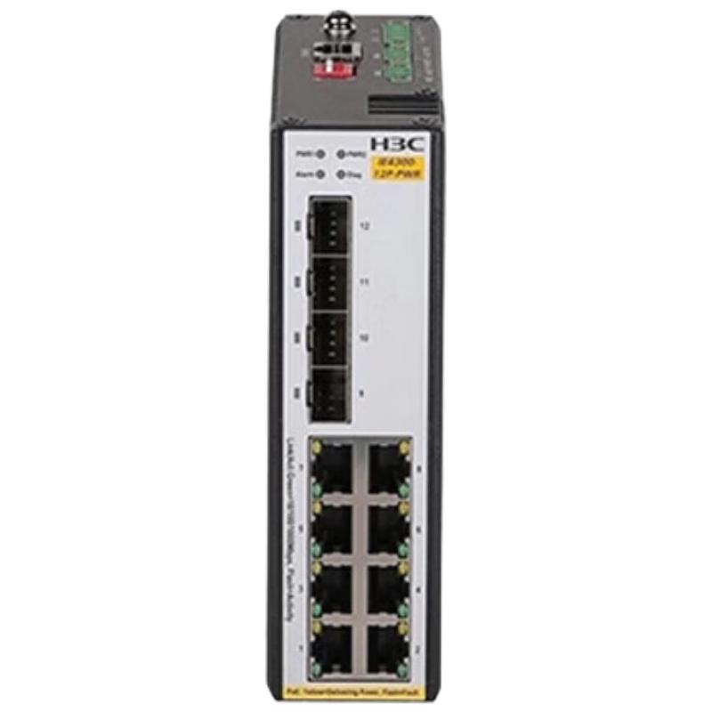 H3C IE4300-12P-PWR Industrial 12-Port Gigabit PoE+ Managed Switch
H3C IE4300-12P-PWR Industrial 12-Port Gigabit PoE+ Managed Switch